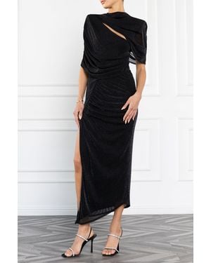 Black Halo Vionna Midi Dress - Black