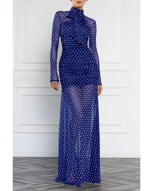 Black Halo Scarlett Gown - Blue