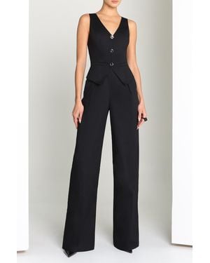 Black Halo Matias Jumpsuit - Blue