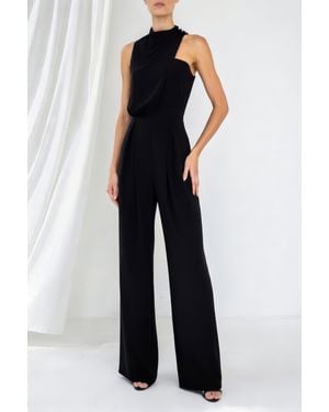 Black Halo Floella Jumpsuit - Blue