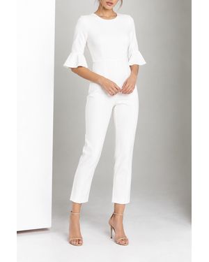 Black Halo Brooklyn Jumpsuit - White