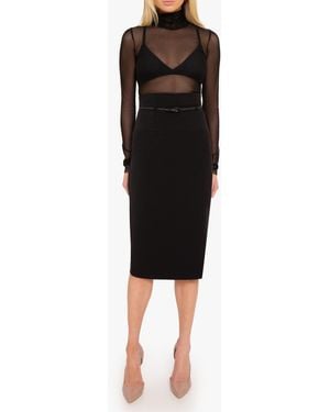 Black Halo Classic Jackie O Skirt - Black