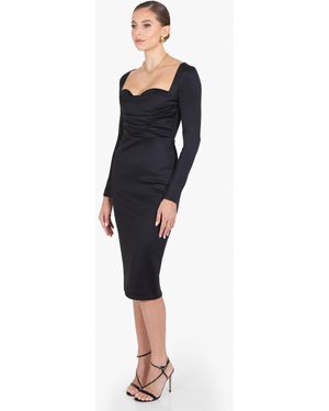 Black Halo Zanry Cocktail Sheath Dress - Blue