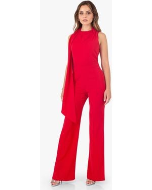 Black Halo Enola Jumpsuit - Red