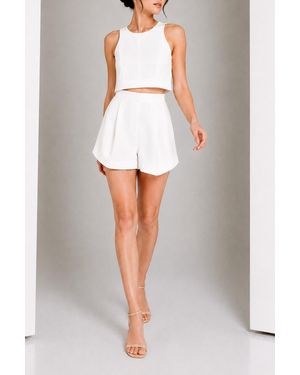 Black Halo Sanibel Two Piece Playsuit - White