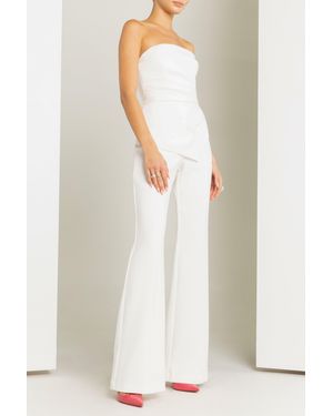 Black Halo Rockie Jumpsuit - White