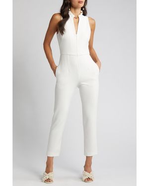 Black Halo Antoinette Jumpsuit - White