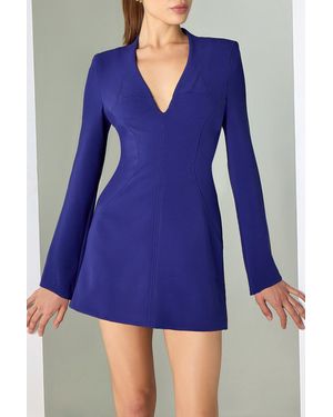 Black Halo Kenna Micro Mini Dress - Blue