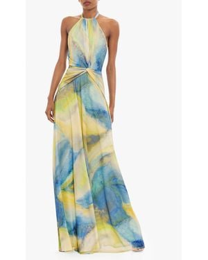 Black Halo Neriah Gown - Blue