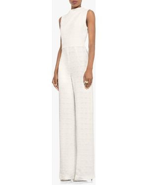 Black Halo Corrine Jumpsuit - White
