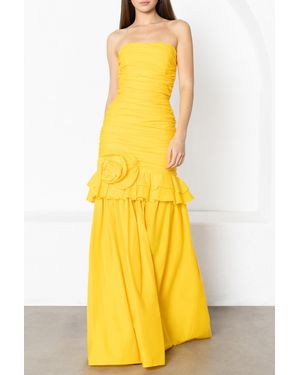 Black Halo Solea Gown - Green