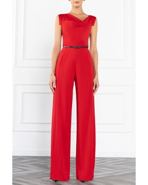Black Halo Jackie Jumpsuit - Red