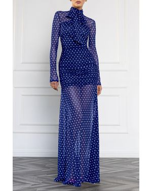 Black Halo Scarlett Gown - Blue