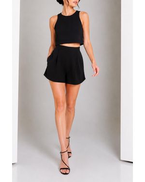 Black Halo Sanibel Two Piece Playsuit - Black