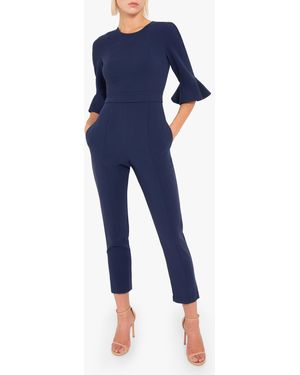 Black Halo Brooklyn Jumpsuit - Blue