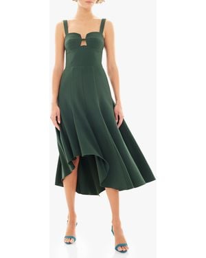Black Halo Sorelle Midi Dress - Green