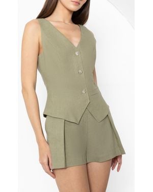 Black Halo Matias Playsuit - Green
