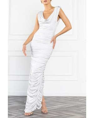 Black Halo Evangeline Gown - White