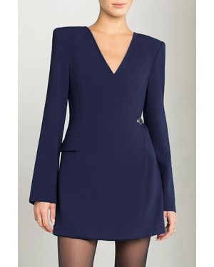 Black Halo Zenna Micro Mini Dress - Blue