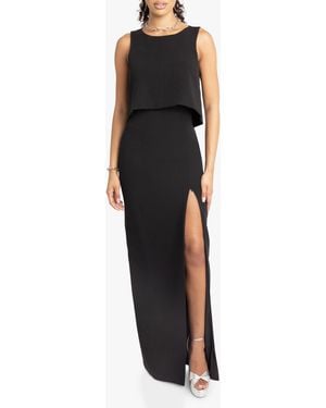 Black Halo Kacie Two Piece Maxi - Black