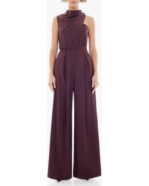 Black Halo Floella Jumpsuit - Purple