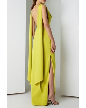 Black Halo Brullo Maxi Dress - Yellow