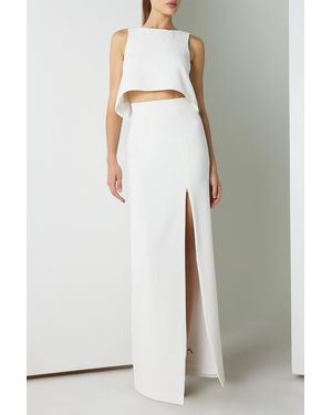 Black Halo Kacie Two Piece Maxi - Red