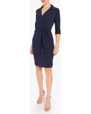 Black Halo Lucinda Sheath Dress - Blue