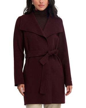 Tahari Ella Coat - Red