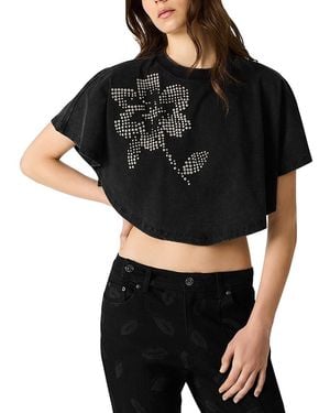 Steve Madden Callum Knit Top - Black