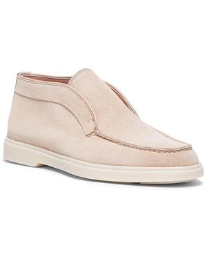 Santoni Suede Desert Boot - Natural