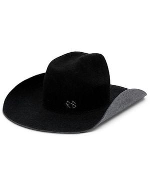 Ruslan Baginskiy Wool Felt Cowboy Hat - Black