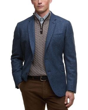 Barbour Firth Moons Slim Fit Blazer - Blue