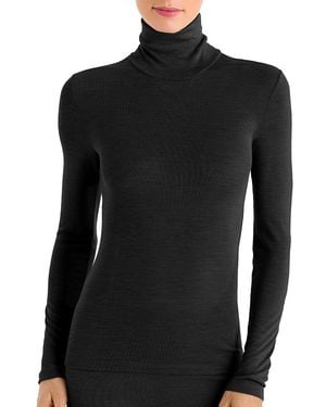 Hanro Woolen Silk Turtleneck - Black