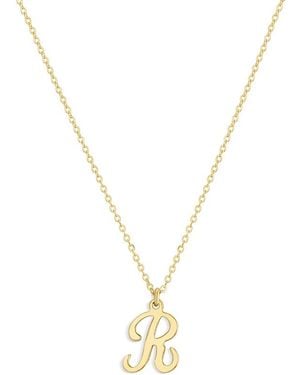 SET & STONES Gianna Initial Necklace - Metallic