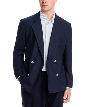 BOSS Kris Modern Fit Double Breasted Sport Coat - Blue