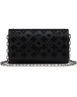 Christian Louboutin Paloma Chain Wallet - Black
