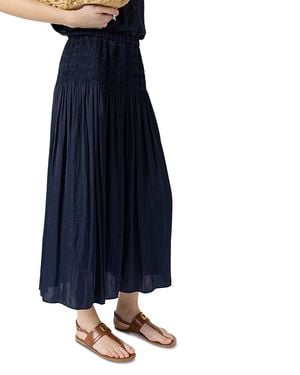 Gerard Darel Jolie Satin Skirt - Blue