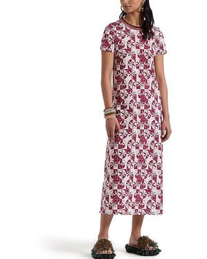La DoubleJ Sporty Swing Dress - Red