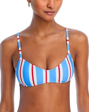 Solid & Striped The Rachel Bikini Top - Blue