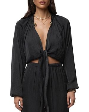 JLUXLABEL Seaside Glow Top - Black