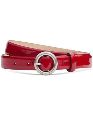Rag & Bone Mia Leopard Print Calf Hair Belt - Red
