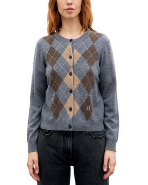 Gerard Darel Rely Wool Cardigan - Blue