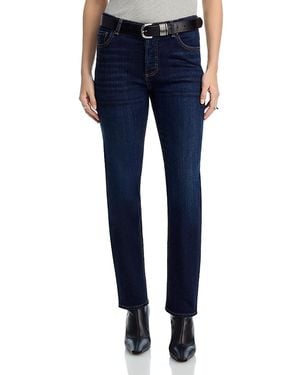 ASKK NY Kingpin High Rise Ankle Slim Jeans - Blue