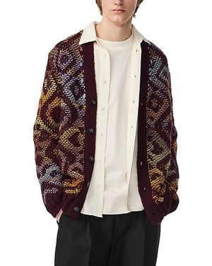 NN07 Viggo Cardigan Sweater - Red