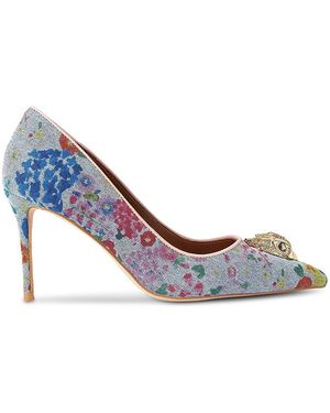 Kurt Geiger Belgravia Eagle Court Pumps - Blue