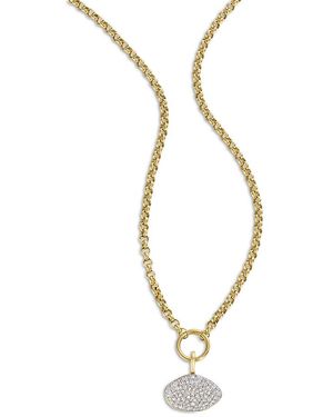 BY PARIAH 14K Diamond Cluster Collector Necklace, 17.7 - Metallic