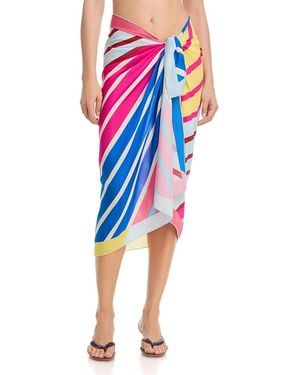 Solid & Striped The Long Pareo Swim Cover-Up - Blue
