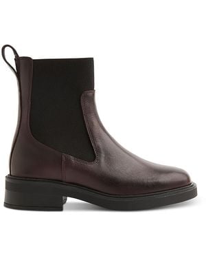 Whistles Elastic Chelsea Boots - Brown