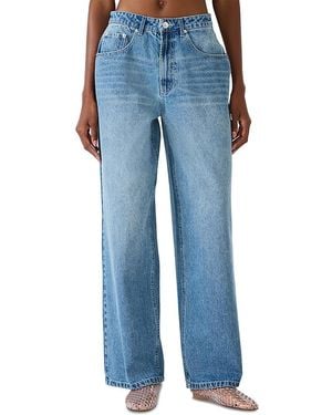 Steve Madden Sydnee High Rise Bootcut Jeans - Blue